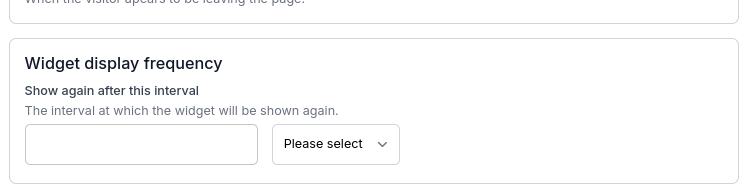 Display Frequency Settings
